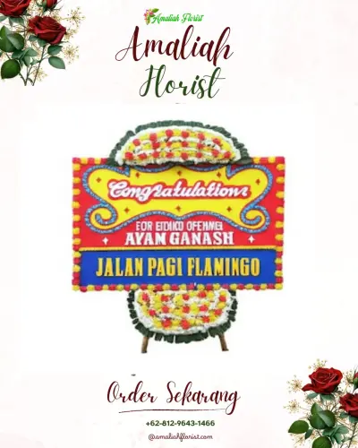 Bunga Papan Congratulation di Sango